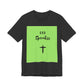 God Speakss Unisex Jersey short sleeve tee featuring a bold green design with text.